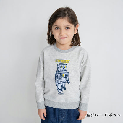 日本童裝 Branshes 印花圖案衛衣 80-150m 男童款 冬季 TOPS