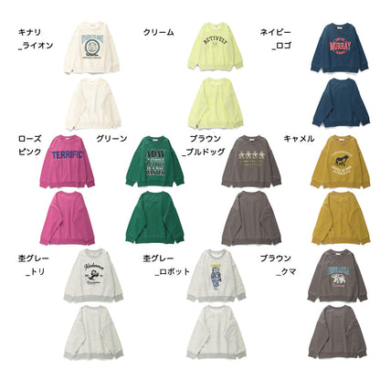 日本童裝 Branshes 印花圖案衛衣 80-150m 男童款 冬季 TOPS