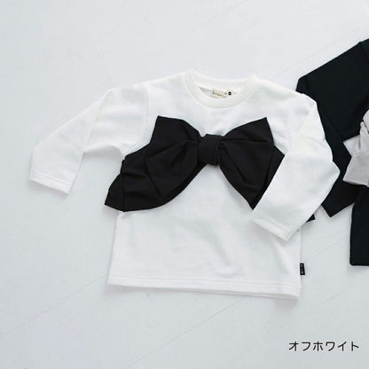 日本童裝 Branshes 【b.+A】金子綾 蝴蝶結上衣 90-150m 女童款 冬季 TOPS