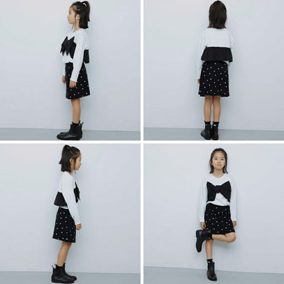 日本童裝 Branshes 【b.+A】金子綾 蝴蝶結上衣 90-150m 女童款 冬季 TOPS