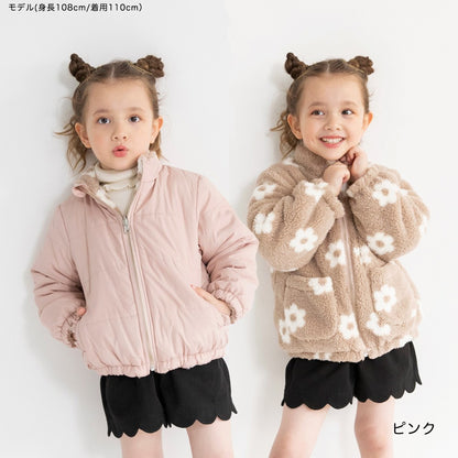 日本童裝 Branshes 雙面夾棉外套 90-150m 女童款 冬季 (適合寒冷天氣、溫度低天氣）OUTERWEAR