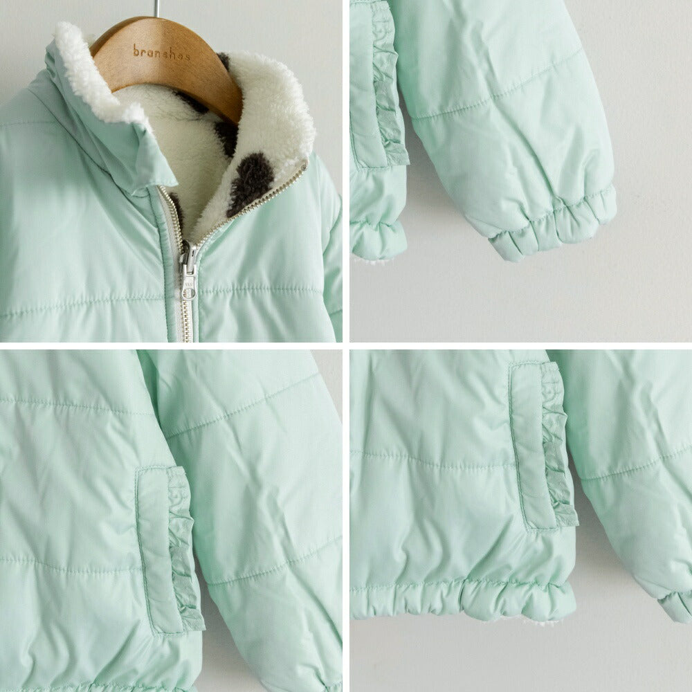 日本童裝 Branshes 雙面夾棉外套 90-150m 女童款 冬季 (適合寒冷天氣、溫度低天氣）OUTERWEAR