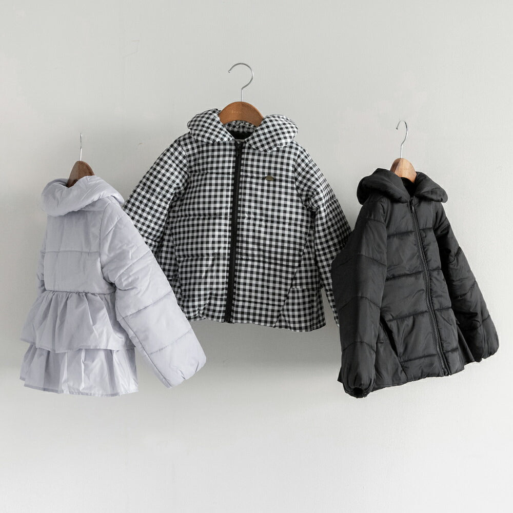 日本童裝 Branshes 荷葉邊夾棉外套 90-150m 女童款 冬季 (適合寒冷天氣、溫度低天氣）OUTERWEAR