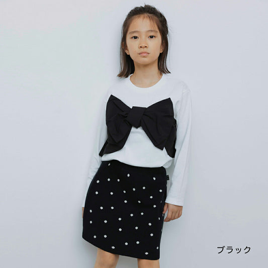 日本童裝 Branshes 【b.+A】金子綾 針織短裙 95-150m 女童款 冬季 SKIRTS