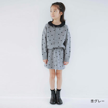 日本童裝 Branshes 【b.+A】金子綾 針織短裙 95-150m 女童款 冬季 SKIRTS