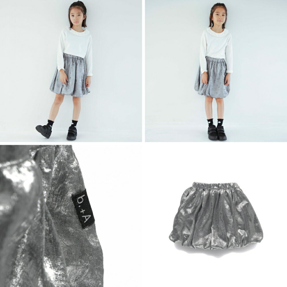 日本童裝 Branshes 【b.+A】金子綾 絲絨短裙 95-150m 女童款 冬季 SKIRTS