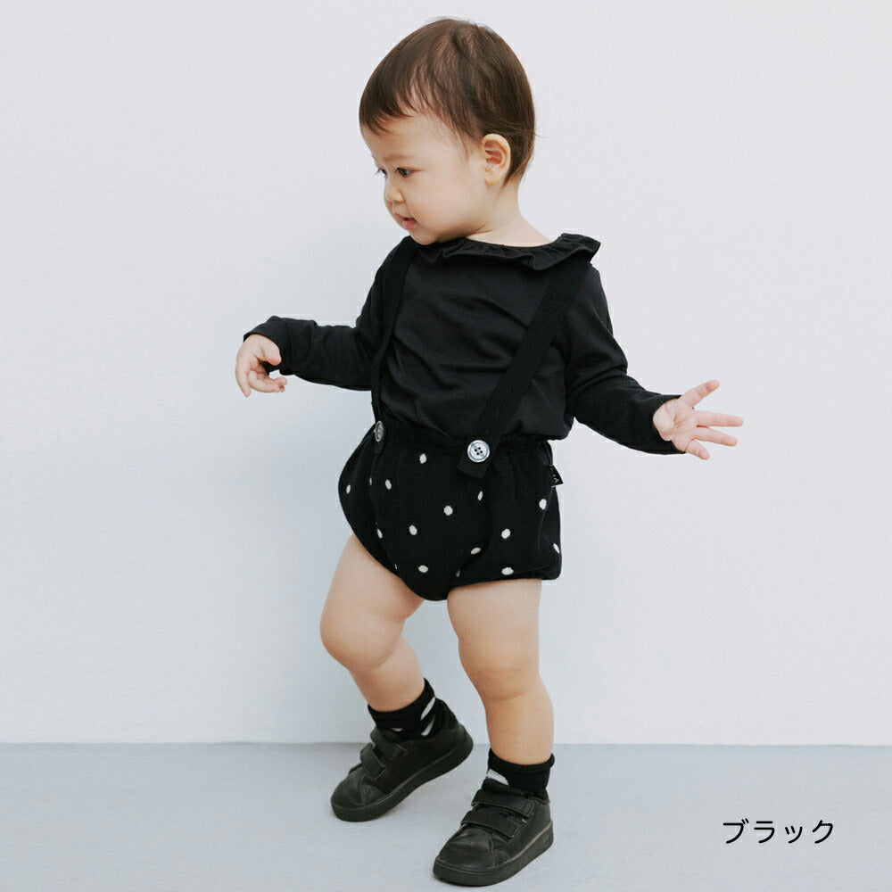 日本童裝 Branshes 【b.+A】金子綾 花邊領上衣 90-150m 女童款 冬季 TOPS