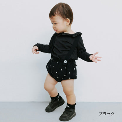 日本童裝 Branshes 【b.+A】金子綾 花邊領上衣 90-150m 女童款 冬季 TOPS