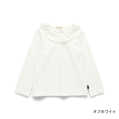 日本童裝 Branshes 【b.+A】金子綾 花邊領上衣 90-150m 女童款 冬季 TOPS