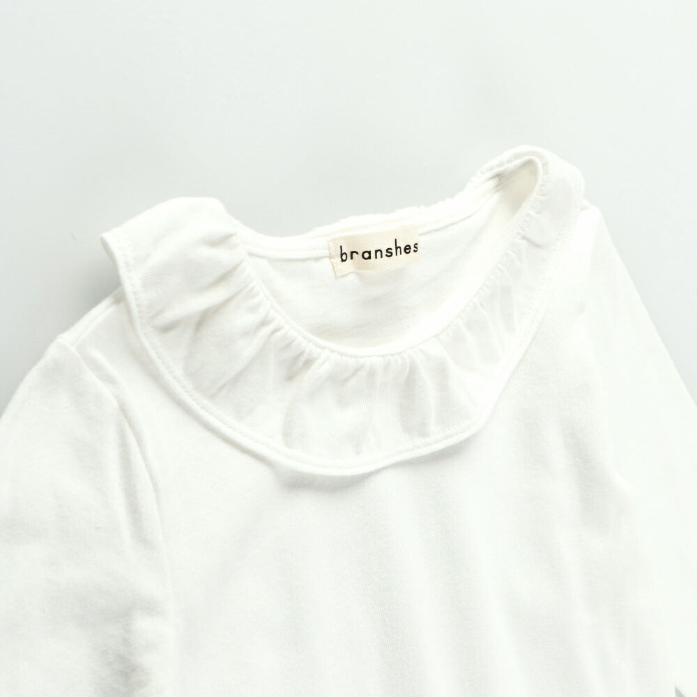 日本童裝 Branshes 【b.+A】金子綾 花邊領上衣 90-150m 女童款 冬季 TOPS