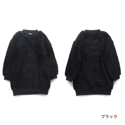 日本童裝 Branshes 毛毛衛衣裙 100-150cm 女童款 冬季 DRESSES