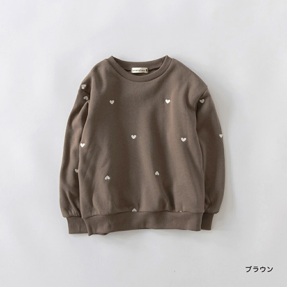 日本童裝 Branshes 抓毛衛衣  80-150cm 女童款 冬季 TOPS 聖誕紅/新年紅