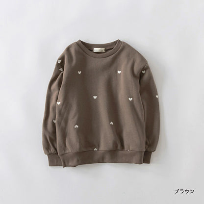 日本童裝 Branshes 抓毛衛衣  80-150cm 女童款 冬季 TOPS 聖誕紅/新年紅