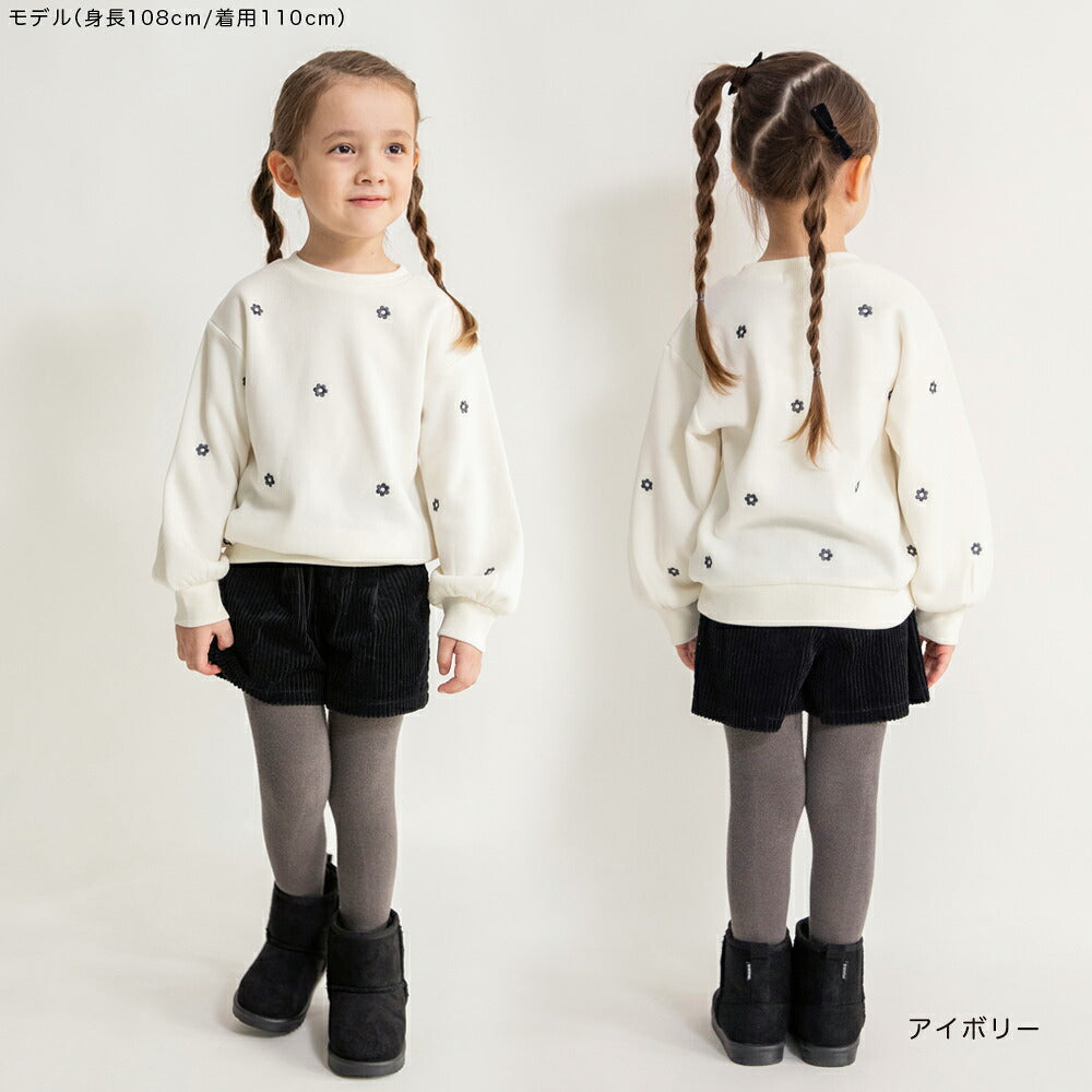 日本童裝 Branshes 抓毛衛衣  80-150cm 女童款 冬季 TOPS 聖誕紅/新年紅