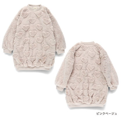 日本童裝 Branshes 毛毛連身裙 80-150cm 女童款 冬季 DRESSES