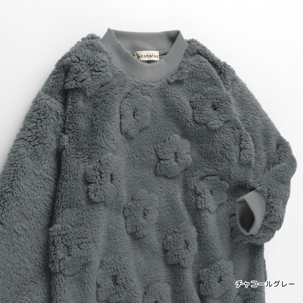 日本童裝 Branshes 毛毛連身裙 80-150cm 女童款 冬季 DRESSES