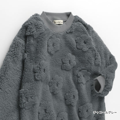 日本童裝 Branshes 毛毛連身裙 80-150cm 女童款 冬季 DRESSES