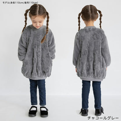 日本童裝 Branshes 毛毛連身裙 80-150cm 女童款 冬季 DRESSES