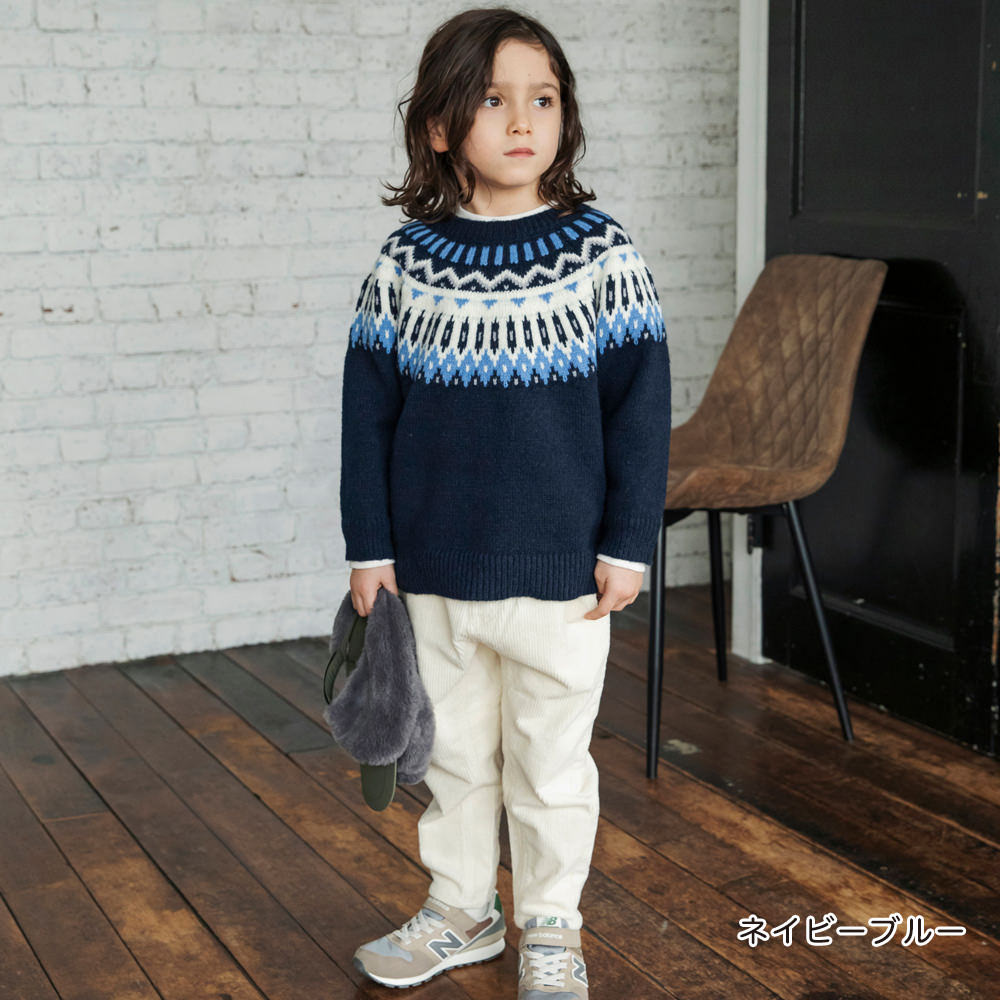 日本童裝 Branshes 針織毛衣 95-150cm 男童款 冬季 TOPS