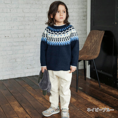 日本童裝 Branshes 針織毛衣 95-150cm 男童款 冬季 TOPS