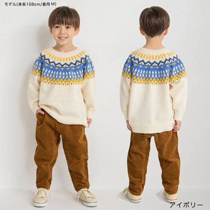 日本童裝 Branshes 針織毛衣 95-150cm 男童款 冬季 TOPS