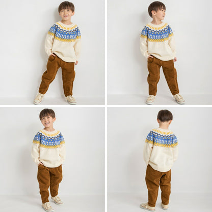 日本童裝 Branshes 針織毛衣 95-150cm 男童款 冬季 TOPS