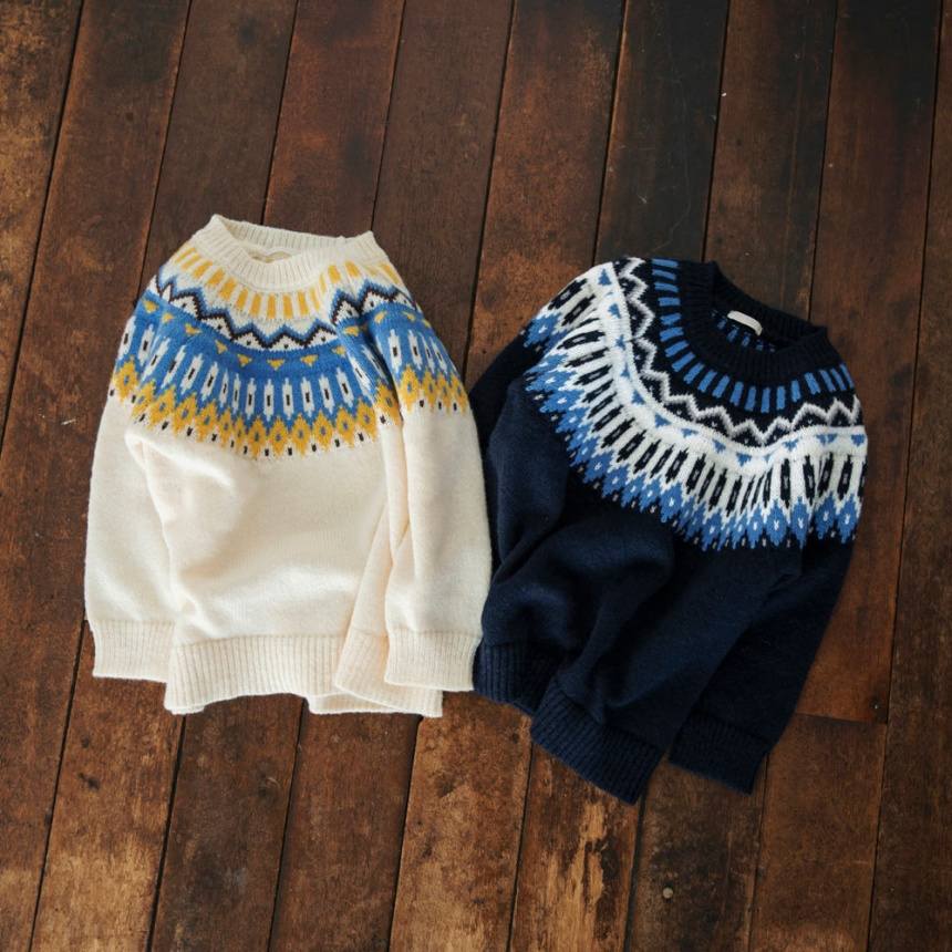 日本童裝 Branshes 針織毛衣 95-150cm 男童款 冬季 TOPS