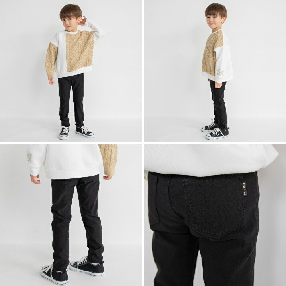 日本童裝 Branshes 抓毛休閒褲 90-150cm 男童款 冬季 PANTS