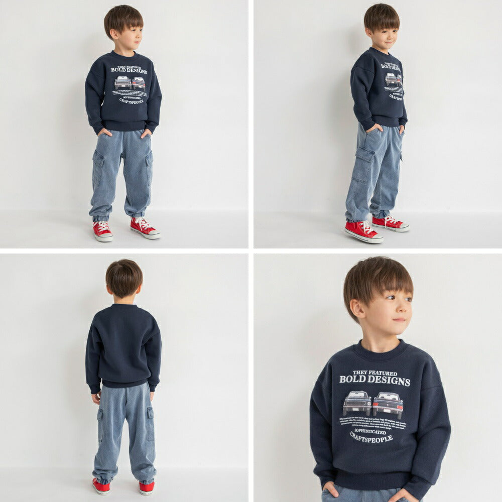 日本童裝 Branshes 抓毛衛衣 80-150cm 男童款 冬季 TOPS