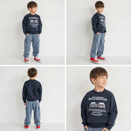 日本童裝 Branshes 抓毛衛衣 80-150cm 男童款 冬季 TOPS