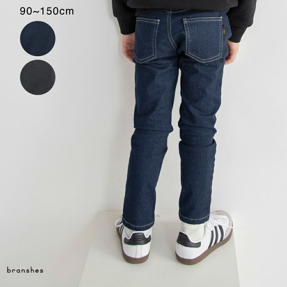 日本童裝 Branshes 抓毛牛仔長褲 90-150cm 男童款 冬季 PANTS
