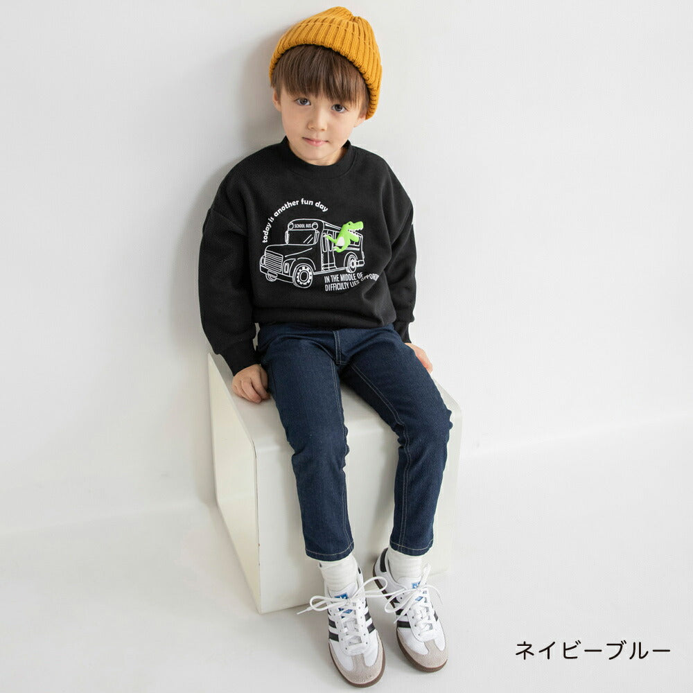 日本童裝 Branshes 抓毛牛仔長褲 90-150cm 男童款 冬季 PANTS