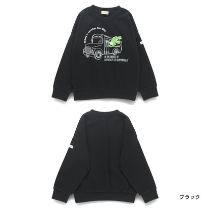 日本童裝 Branshes 抓毛衛衣 80-130cm 男童款 冬季 TOPS 聖誕紅/新年紅