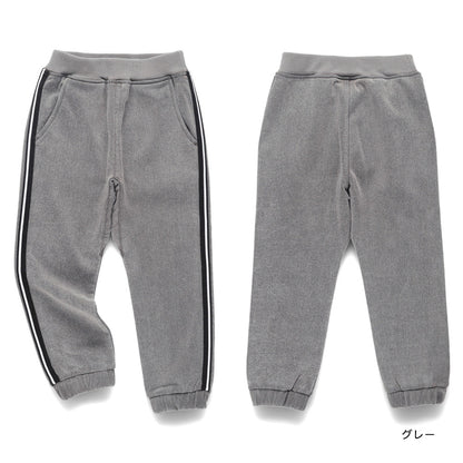 日本童裝 Branshes 抓毛側條紋牛仔褲 80-160cm 男童款 冬季 PANTS