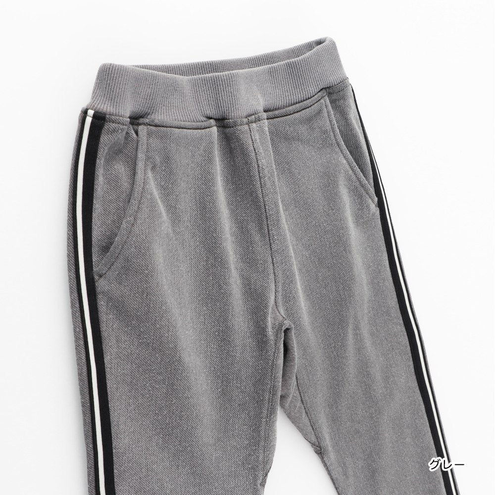 日本童裝 Branshes 抓毛側條紋牛仔褲 80-160cm 男童款 冬季 PANTS