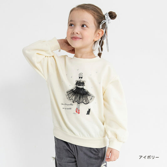 日本童裝 Branshes 抓毛衛衣 80-150cm 女童款 冬季 TOPS