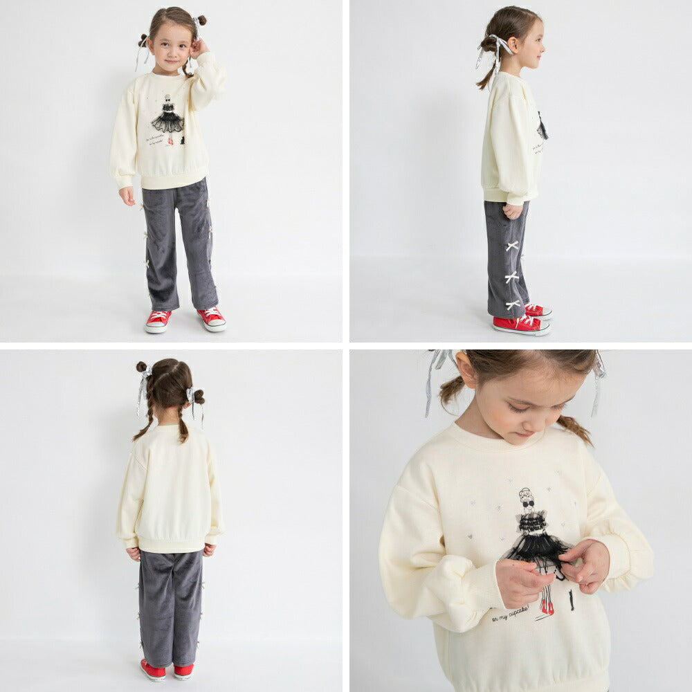 日本童裝 Branshes 抓毛衛衣 80-150cm 女童款 冬季 TOPS