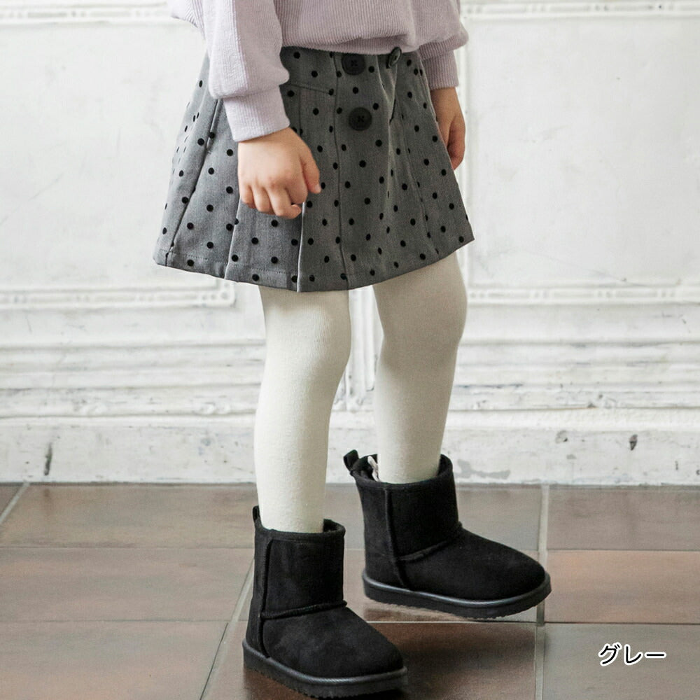 日本童裝 Branshes 磨毛褶邊短裙 80-150cm 女童款 冬季 SKIRTS