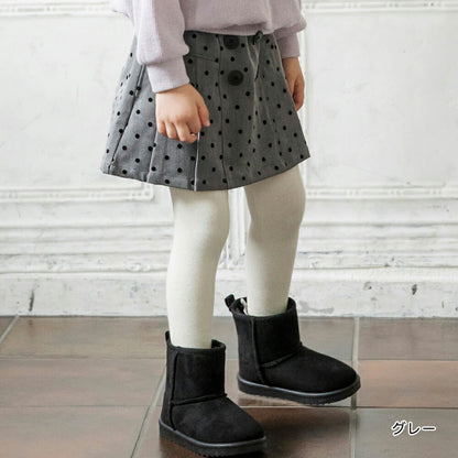 日本童裝 Branshes 磨毛褶邊短裙 80-150cm 女童款 冬季 SKIRTS