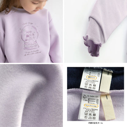 日本童裝 Branshes 抓毛衛衣 80-130cm 女童款 冬季 TOPS