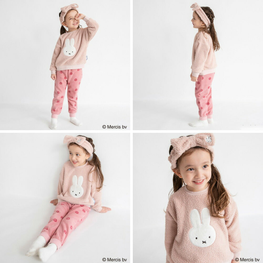 日本童裝 Branshes x Miffy 睡衣 80-130cm 女童款 冬季 睡衣系列