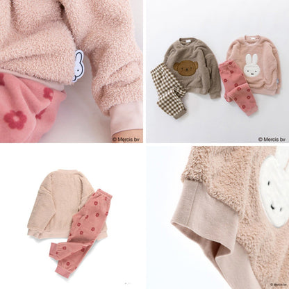 日本童裝 Branshes x Miffy 睡衣 80-130cm 女童款 冬季 睡衣系列