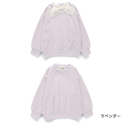 日本童裝 Branshes 緞帶針織上衣 80-150cm 女童款 冬季 TOPS