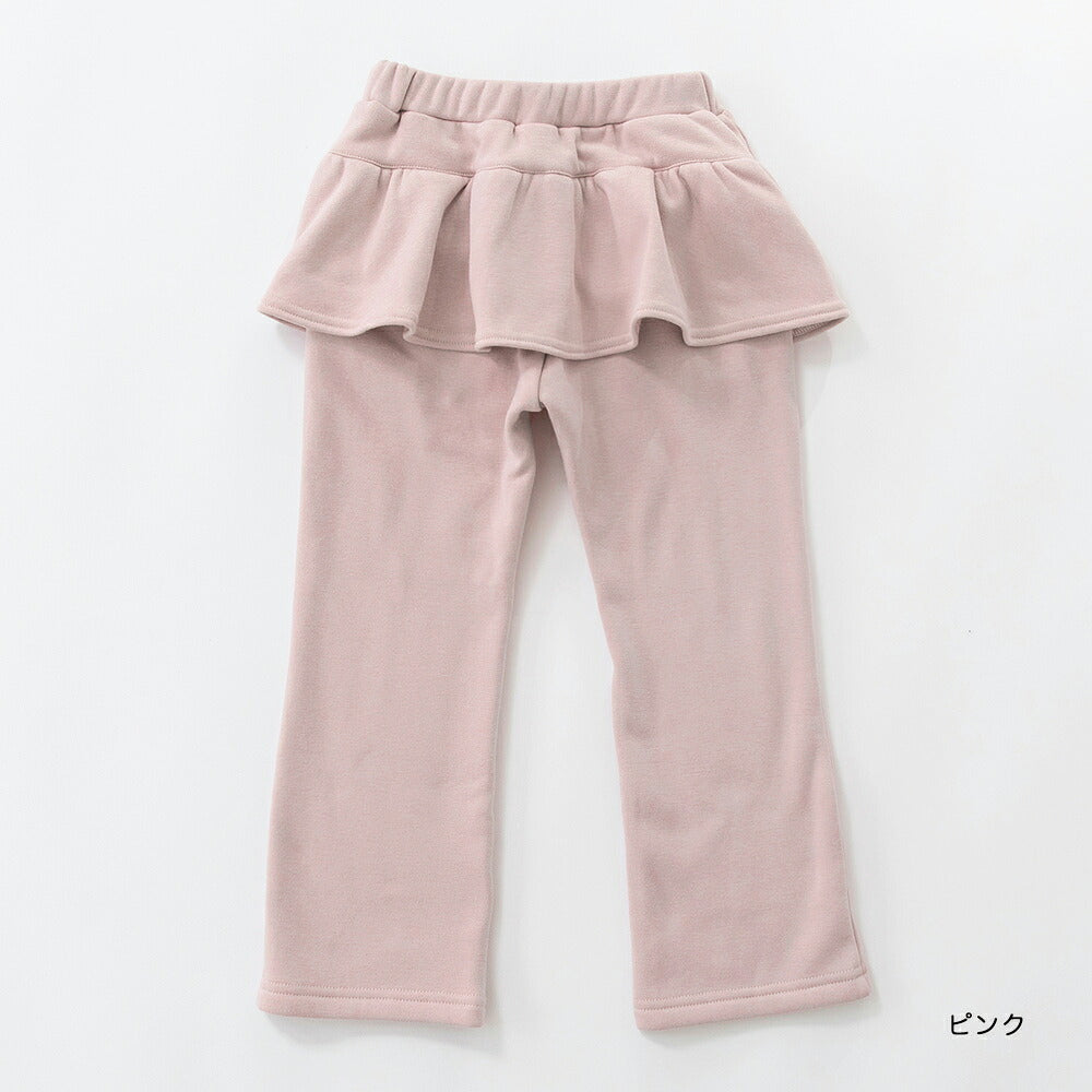 日本童裝 Branshes 抓毛裙連褲 80-130cm 女童款 冬季 PANTS