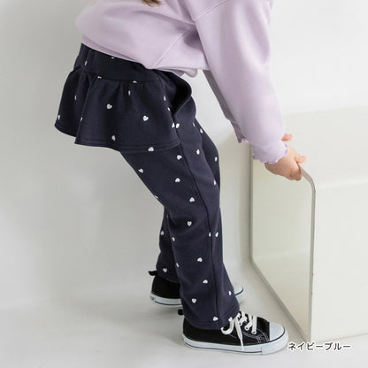 日本童裝 Branshes 抓毛裙連褲 80-130cm 女童款 冬季 PANTS