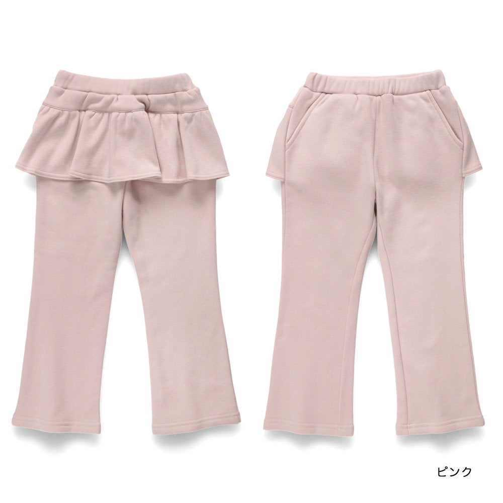 日本童裝 Branshes 抓毛裙連褲 80-130cm 女童款 冬季 PANTS