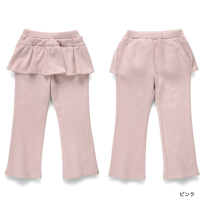 日本童裝 Branshes 抓毛裙連褲 80-130cm 女童款 冬季 PANTS
