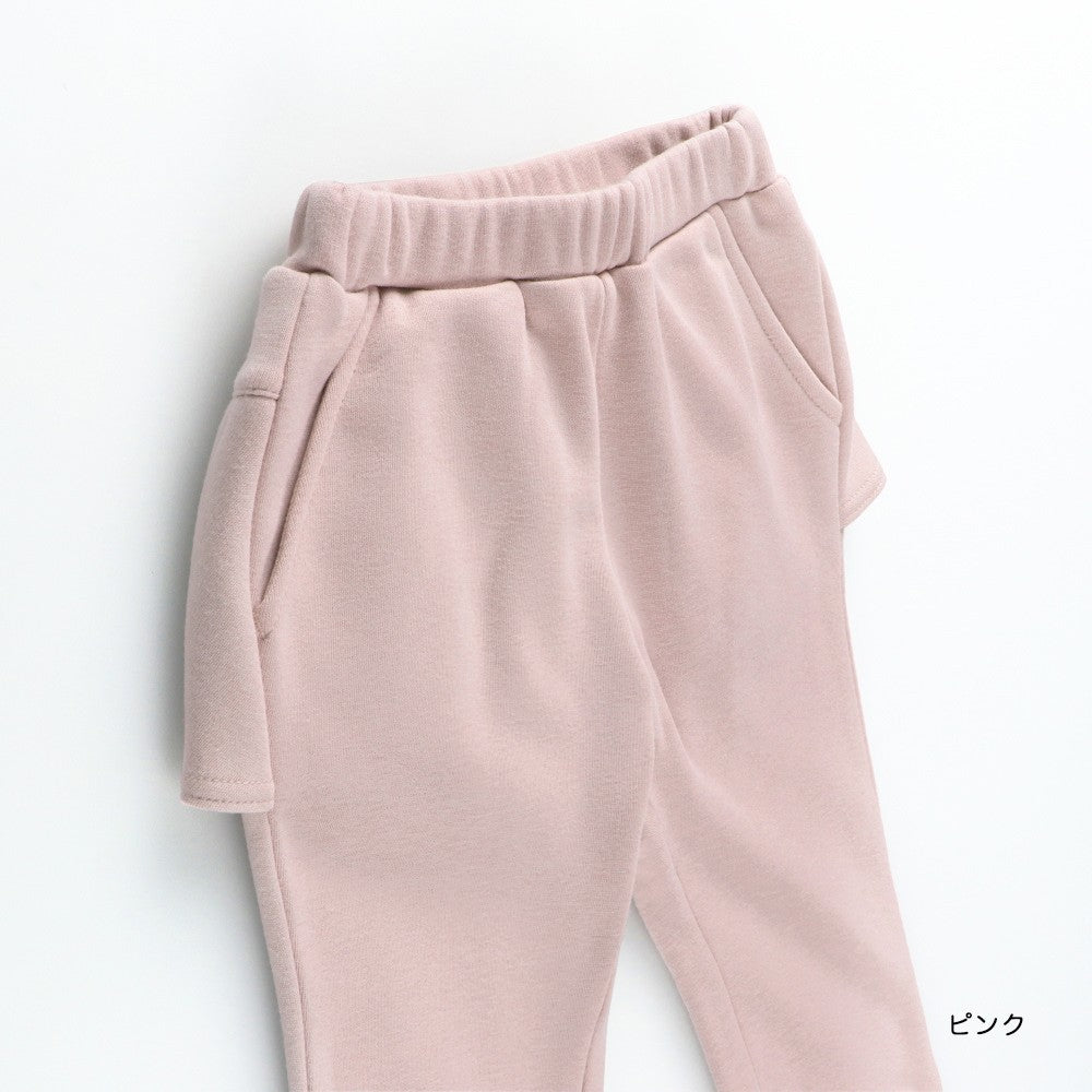 日本童裝 Branshes 抓毛裙連褲 80-130cm 女童款 冬季 PANTS