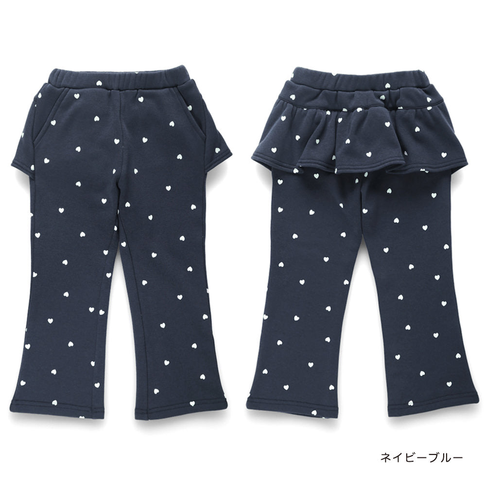 日本童裝 Branshes 抓毛裙連褲 80-130cm 女童款 冬季 PANTS