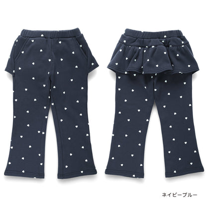 日本童裝 Branshes 抓毛裙連褲 80-130cm 女童款 冬季 PANTS